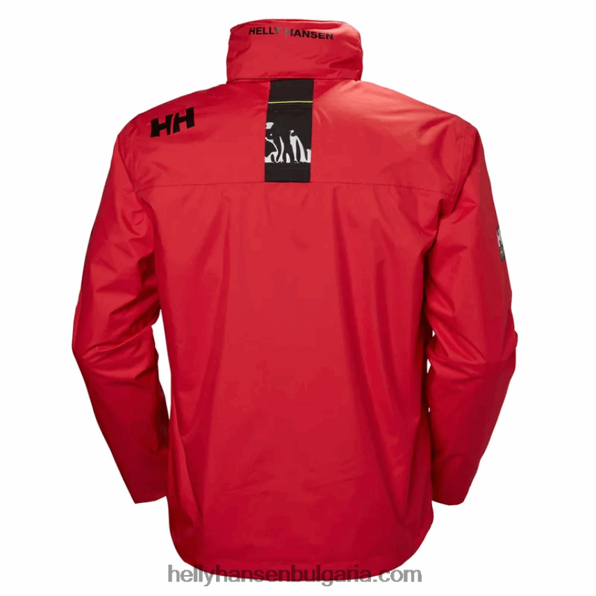 мъже мъжко средно яке с качулка 80V22D21 червен Helly-Hansen