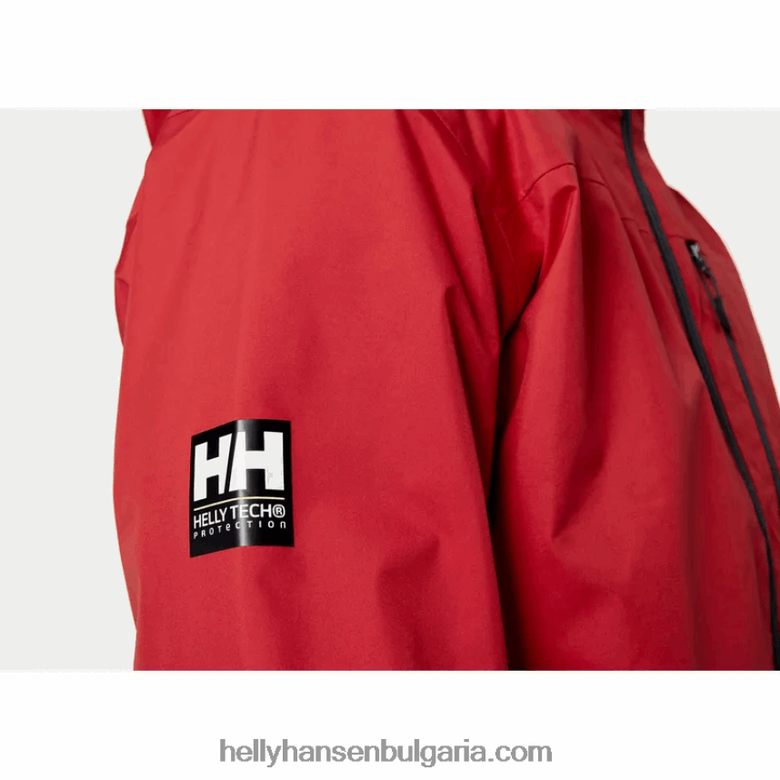 мъже мъжко средно яке с качулка 80V22D21 червен Helly-Hansen