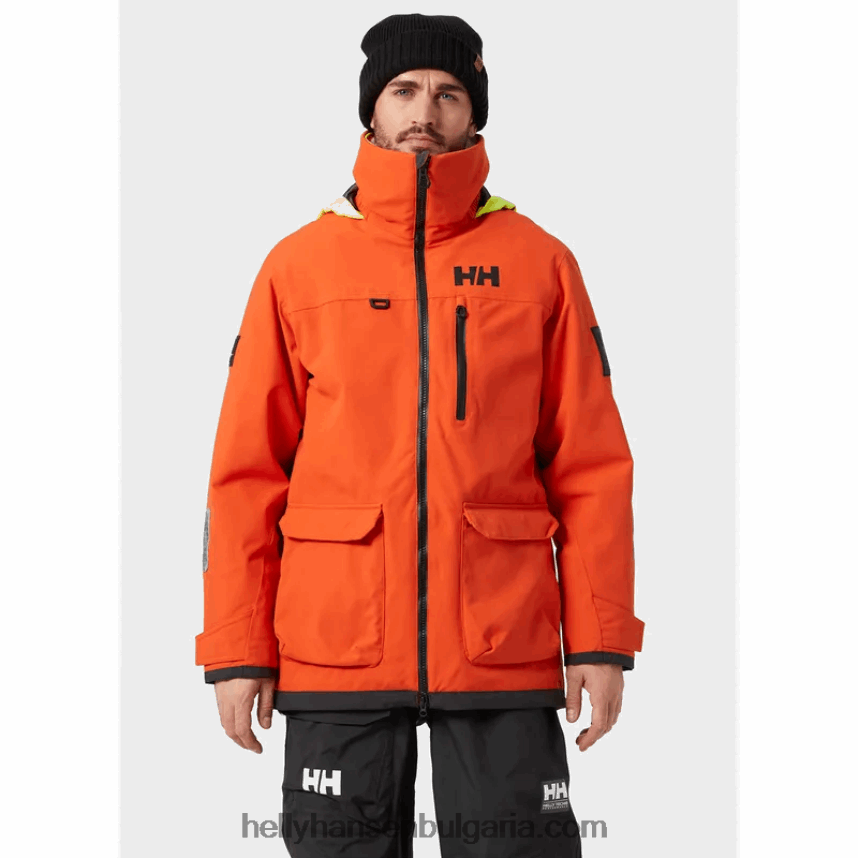 мъже мъжко яке за арктичен океан 80V22D41 патрулен оран Helly-Hansen