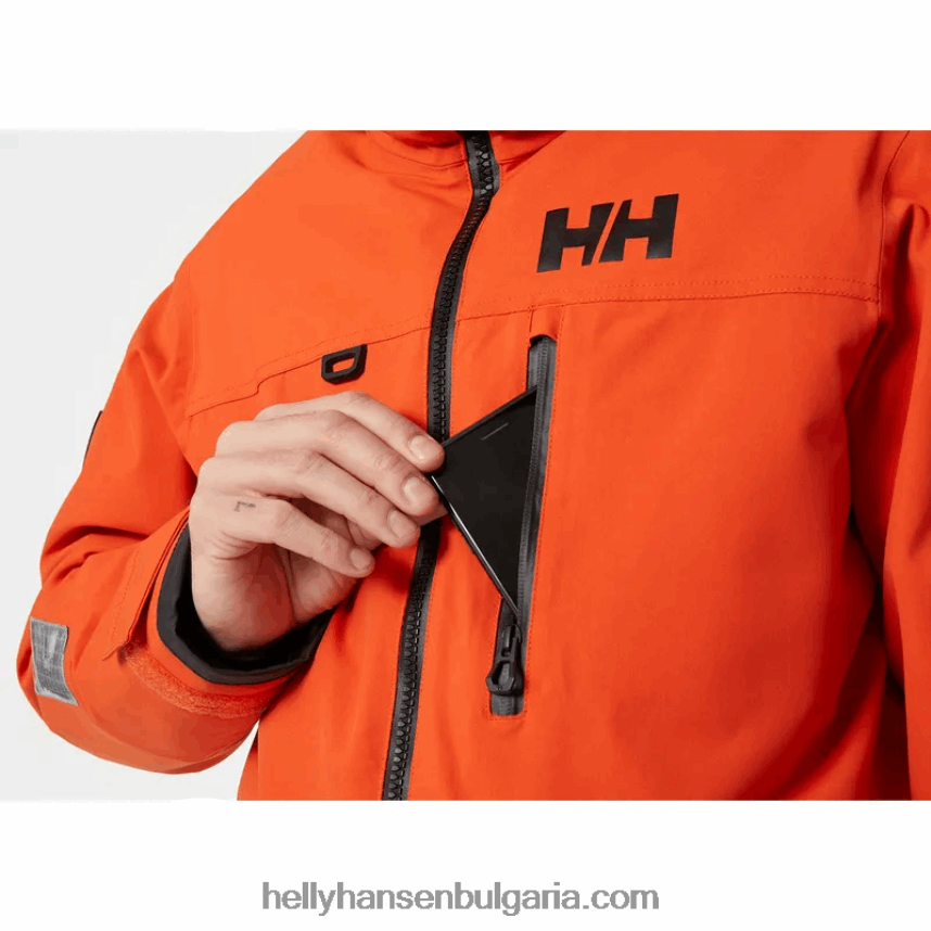 мъже мъжко яке за арктичен океан 80V22D41 патрулен оран Helly-Hansen