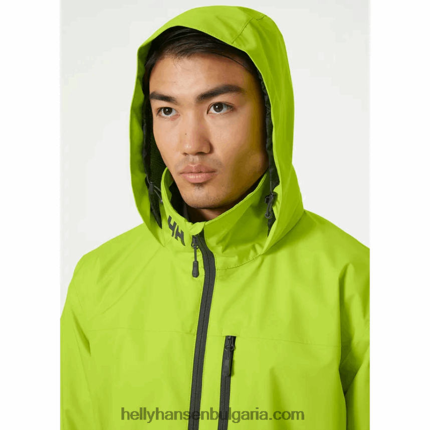 мъже мъжко яке за ветроходство с качулка 80V22D9 азидна вар Helly-Hansen