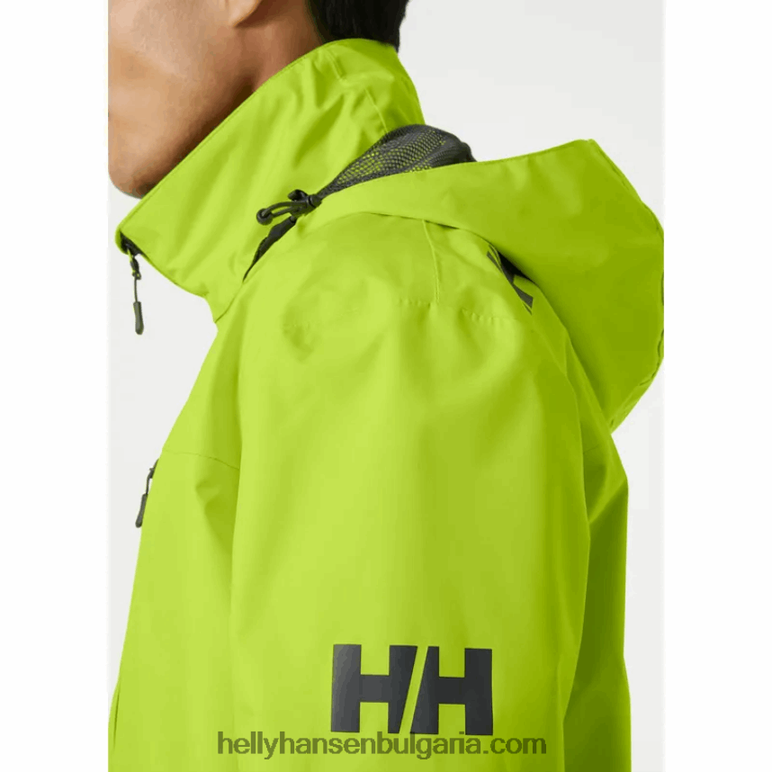 мъже мъжко яке за ветроходство с качулка 80V22D9 азидна вар Helly-Hansen