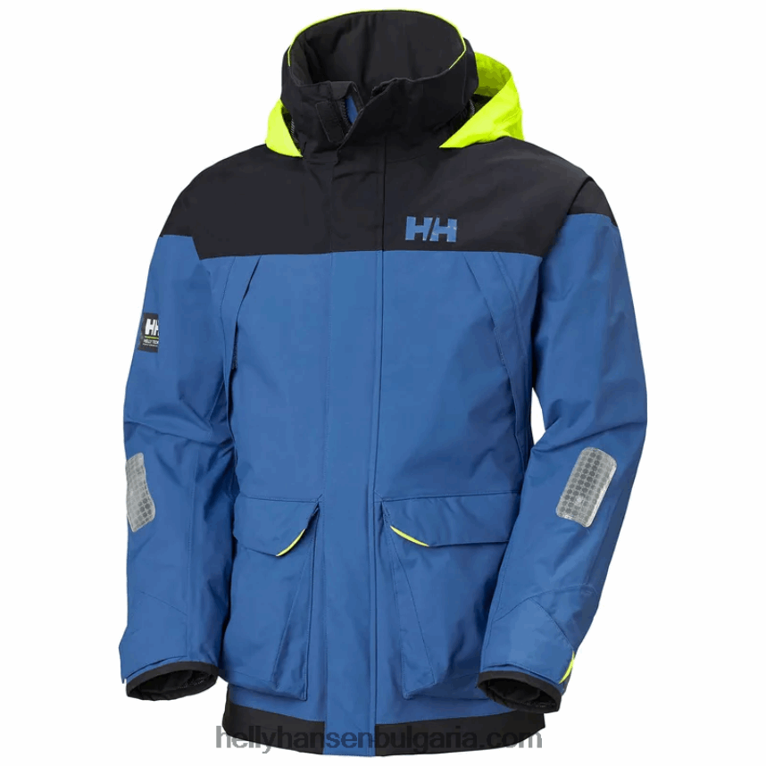 мъже мъжко яке Pier 3.0 за крайбрежно плаване 80V22D88 азурит Helly-Hansen