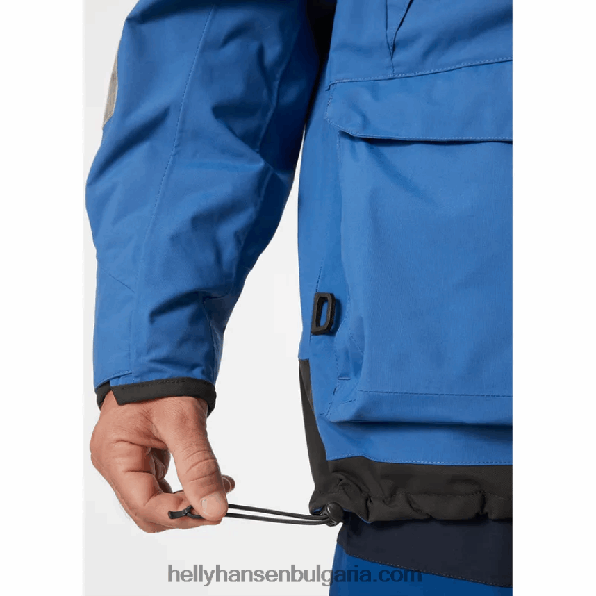 мъже мъжко яке Pier 3.0 за крайбрежно плаване 80V22D88 азурит Helly-Hansen