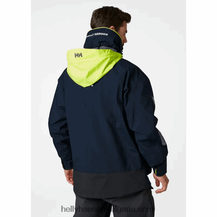 мъже мъжко яке Pier 3.0 за крайбрежно плаване 80V22D90 военноморски флот Helly-Hansen