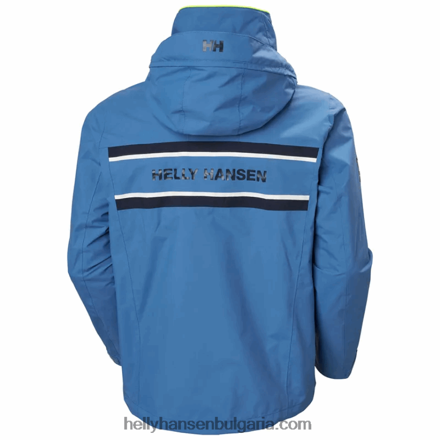 мъже мъжко яке Saltholm за ветроходство 80V22D107 азурит Helly-Hansen