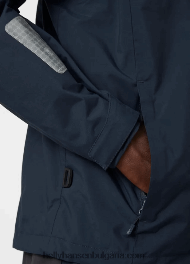 мъже мъжко яке Saltholm за ветроходство 80V22D111 военноморски флот Helly-Hansen