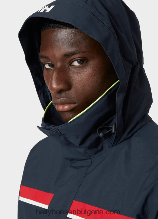 мъже мъжко яке Saltholm за ветроходство 80V22D111 военноморски флот Helly-Hansen