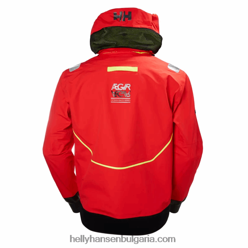 мъже aegir състезателна престилка 80V22D134 тревожно червено Helly-Hansen