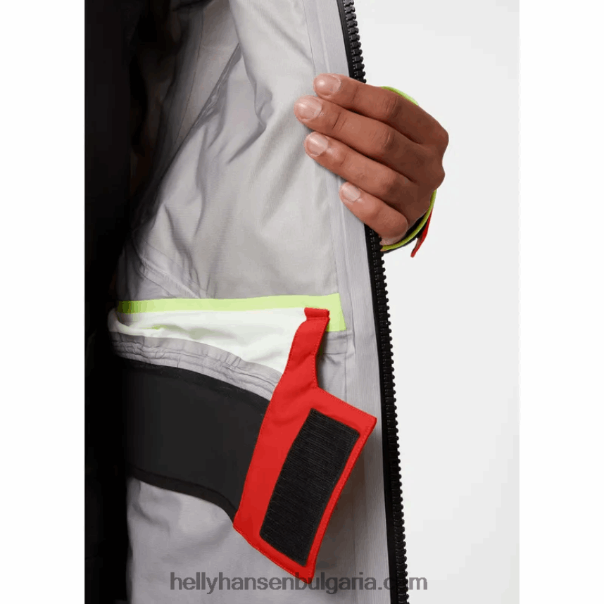 мъже мъжко яке за океанско плаване aegir 80V22D44 тревожно червено Helly-Hansen