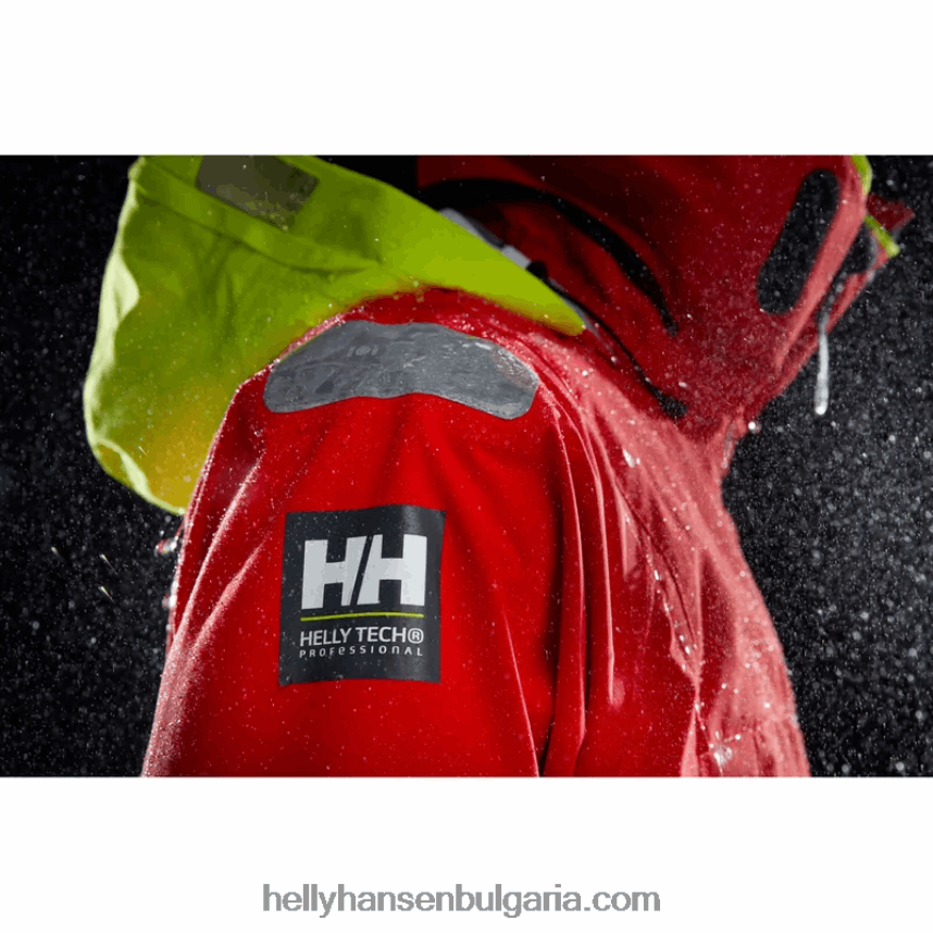 мъже мъжко яке за океанско плаване aegir 80V22D44 тревожно червено Helly-Hansen