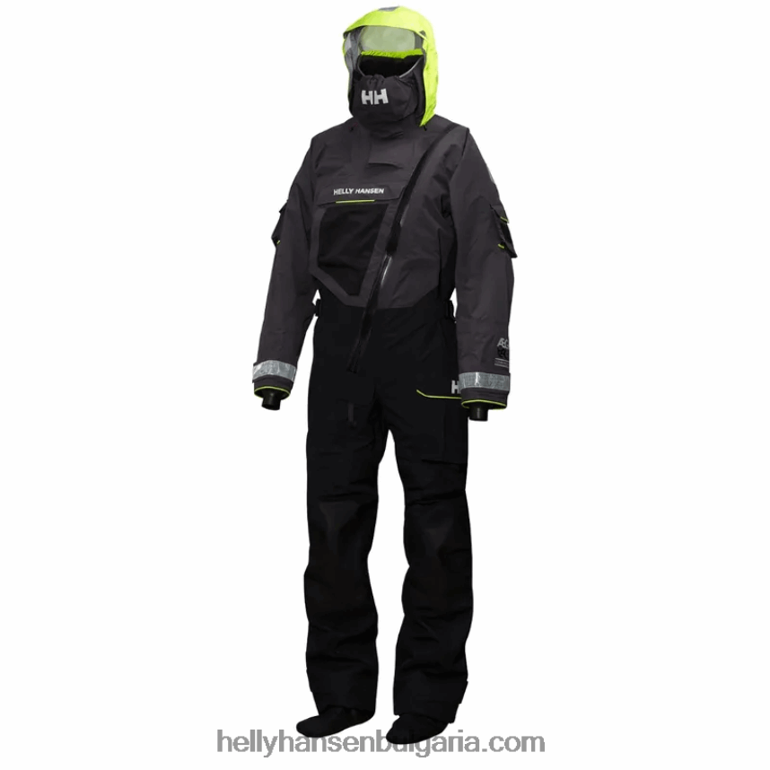 мъже мъжки сух костюм aegir ocean 80V22D122 тревожно червено Helly-Hansen