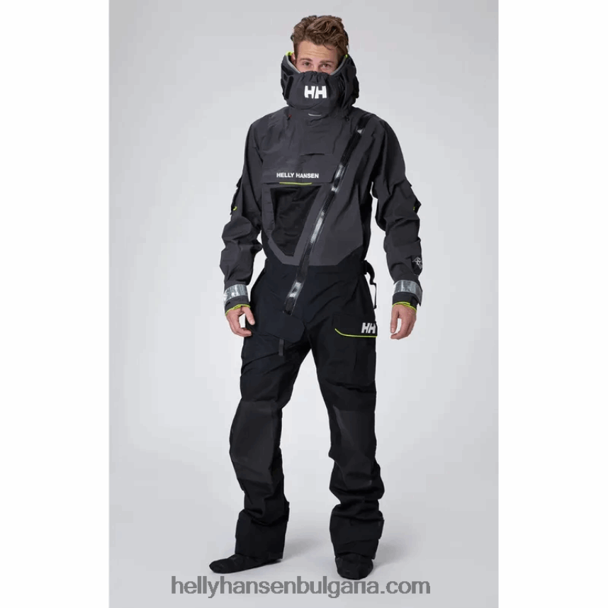 мъже мъжки сух костюм aegir ocean 80V22D122 тревожно червено Helly-Hansen