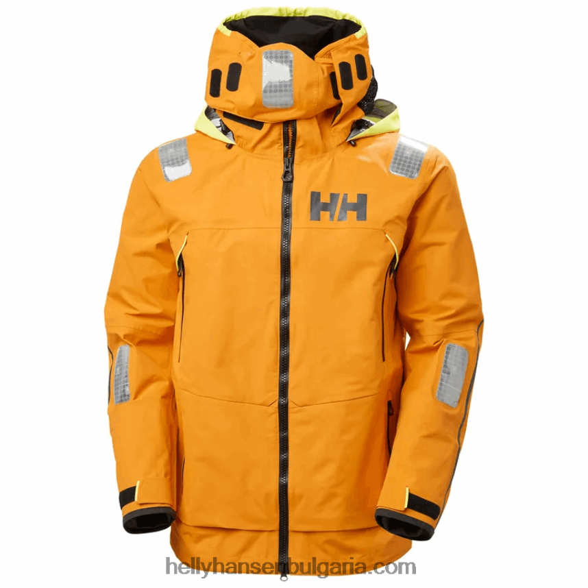 мъже мъжко яке за ветроходство aegir race 80V22D33 морошка Helly-Hansen