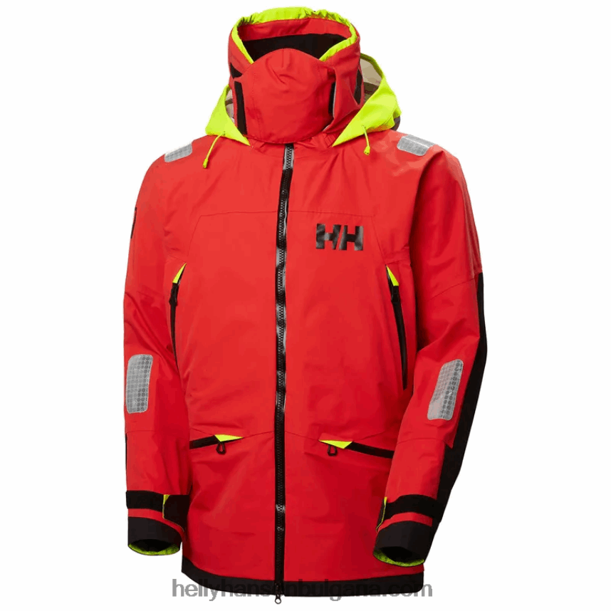 мъже мъжко яке aegir race sailing 2.0 80V22D47 тревожно червено Helly-Hansen