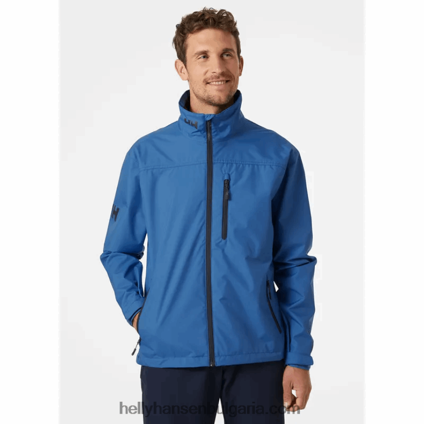 мъже мъжко яке за ветроходство crew 80V22D26 азурит Helly-Hansen