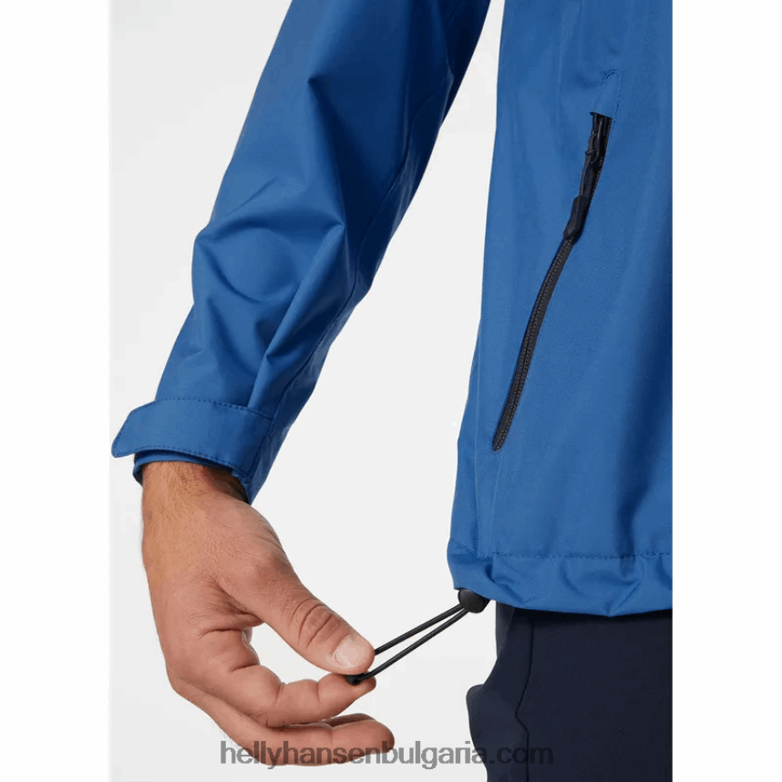 мъже мъжко яке за ветроходство crew 80V22D26 азурит Helly-Hansen