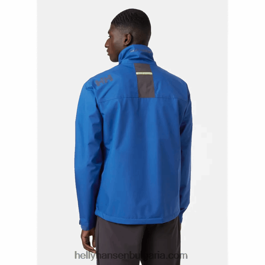 мъже мъжко яке за ветроходство crew 80V22D27 дълбок фиорд Helly-Hansen