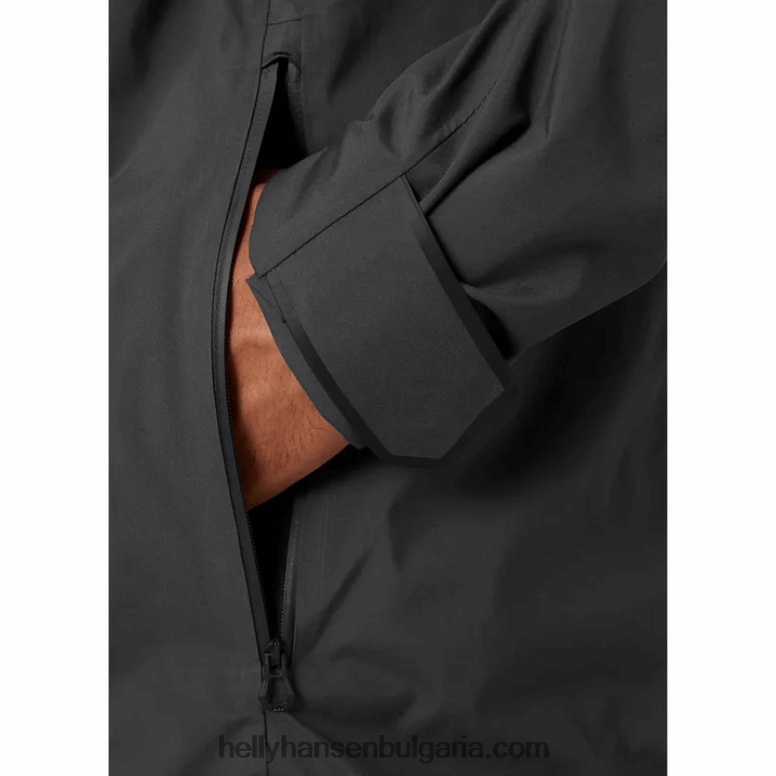 мъже мъжко яке за ветроходство от фолио hp 80V22D131 абанос Helly-Hansen