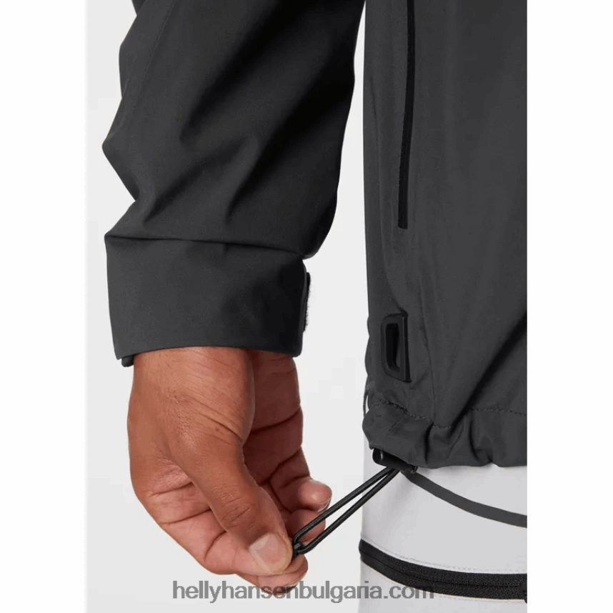 мъже мъжко яке за ветроходство от фолио hp 80V22D131 абанос Helly-Hansen