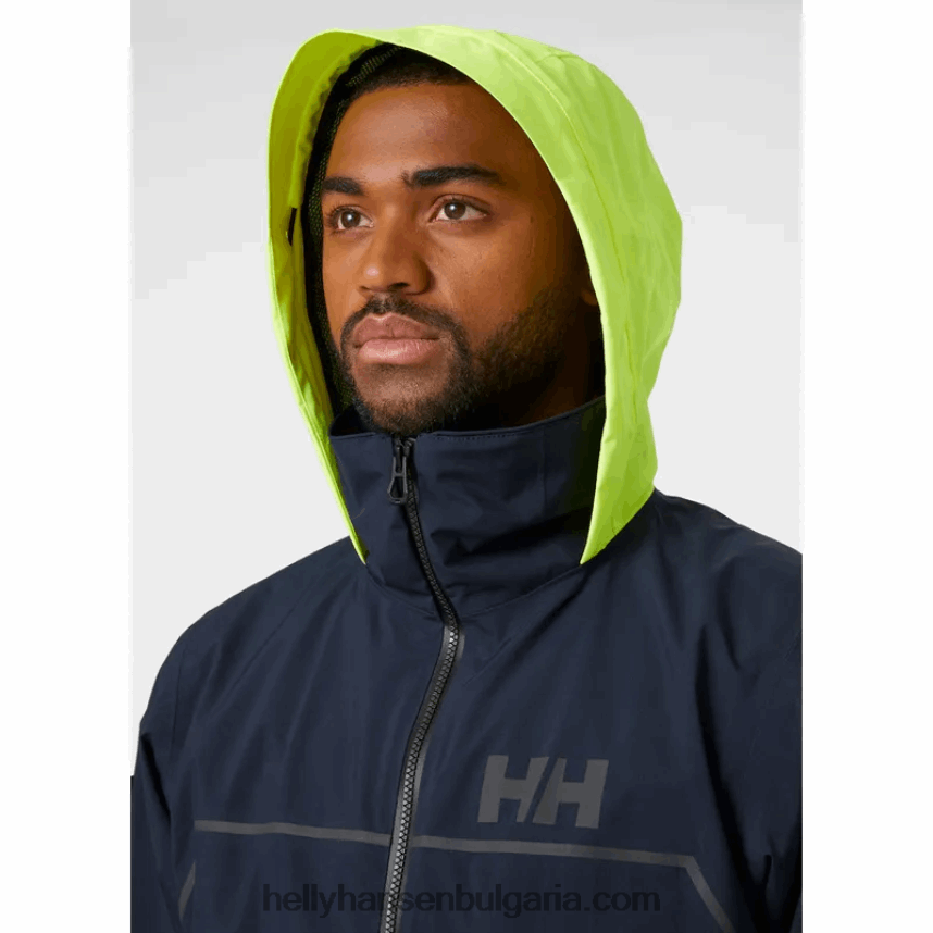 мъже мъжко яке за ветроходство от фолио hp 80V22D132 военноморски флот Helly-Hansen