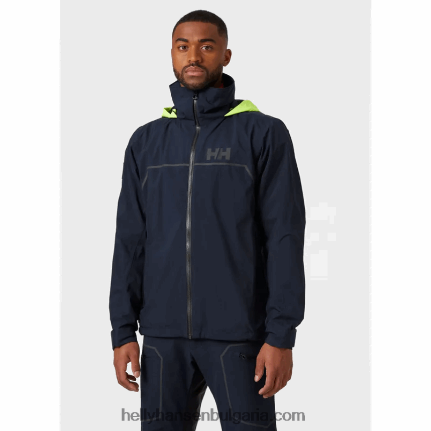 мъже мъжко яке за ветроходство от фолио hp 80V22D132 военноморски флот Helly-Hansen