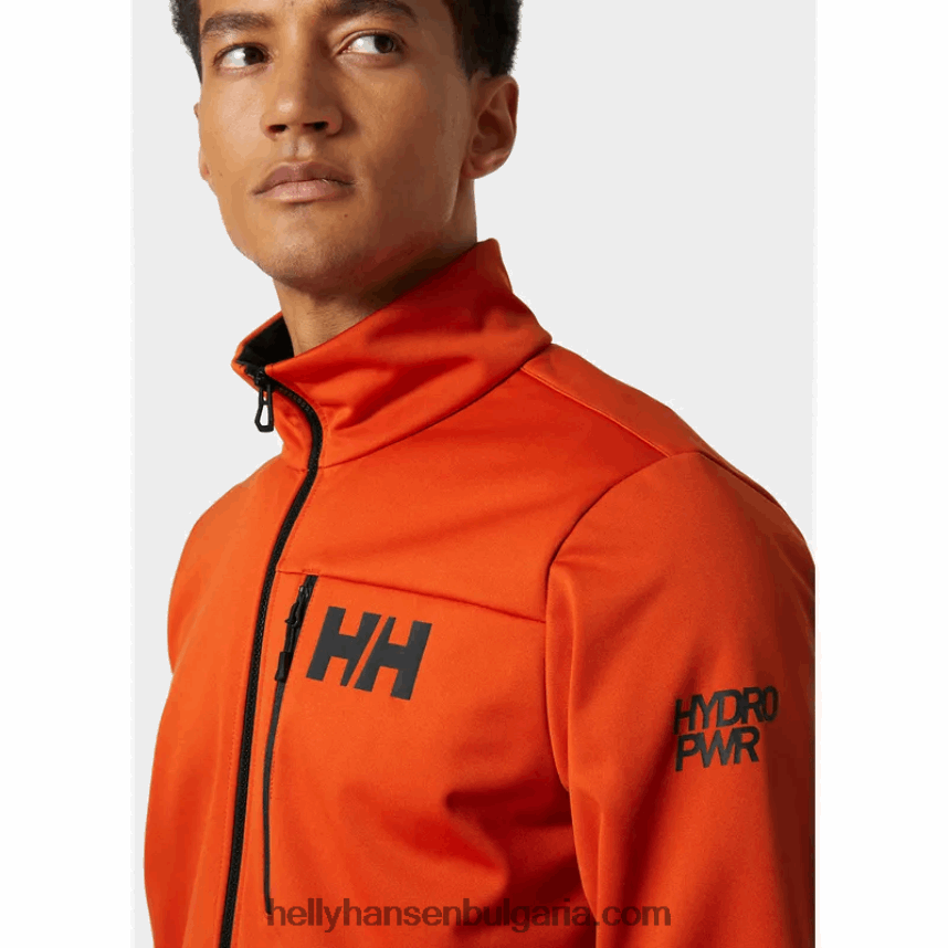 мъже мъжко ветроустойчиво поларено яке hp 80V22D58 патрулен оран Helly-Hansen