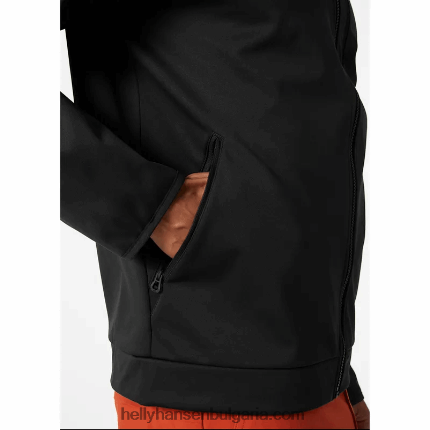 мъже мъжко ветроустойчиво поларено яке hp 80V22D59 абанос Helly-Hansen