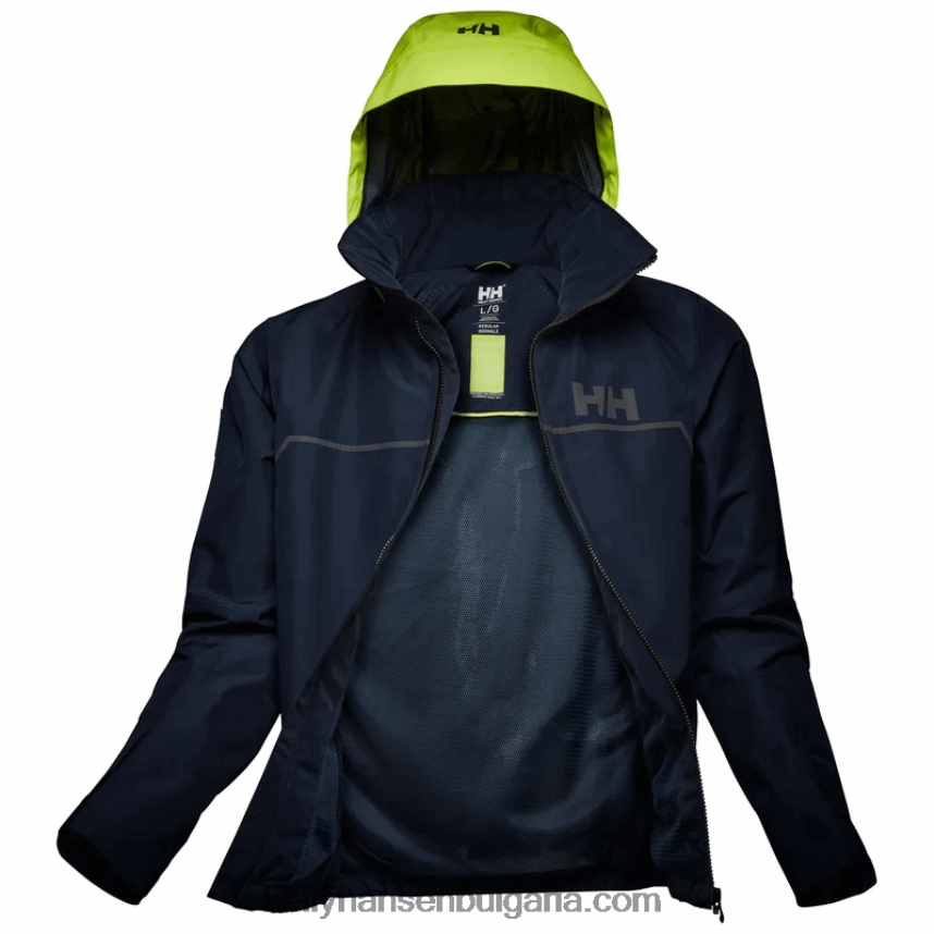 мъже мъжко яке hp foil match sailing jacket 2.0 80V22D64 военноморски флот Helly-Hansen