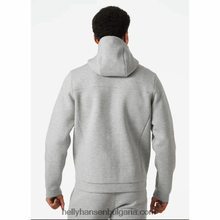 мъже мъжко яке hp ocean sailing с пълен цип 2.0 80V22D81 сив меланг Helly-Hansen