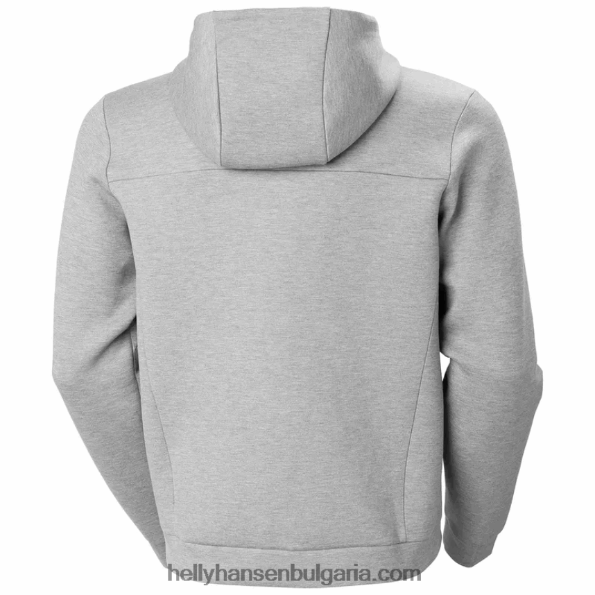 мъже мъжко яке hp ocean sailing с пълен цип 2.0 80V22D81 сив меланг Helly-Hansen