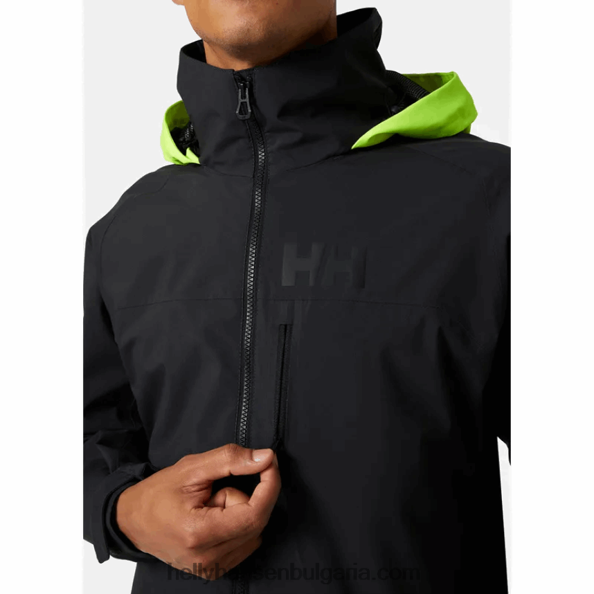 мъже мъжко яке за ветроходство hp racing с качулка 80V22D65 абанос Helly-Hansen