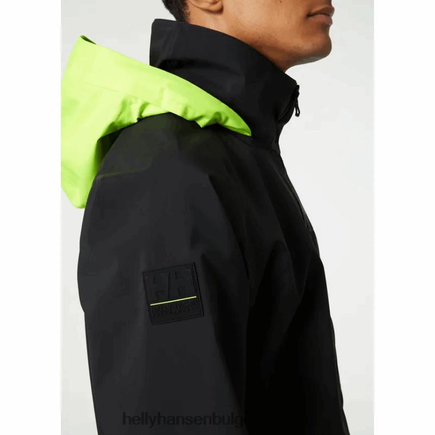 мъже мъжко яке за ветроходство hp racing с качулка 80V22D65 абанос Helly-Hansen