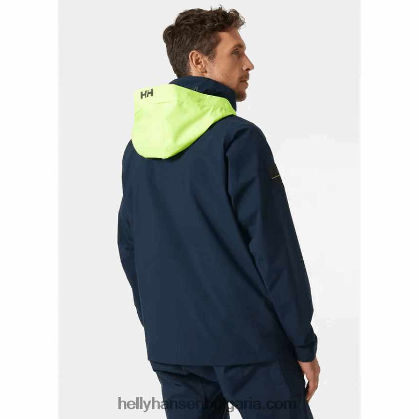 мъже мъжко яке за ветроходство hp racing с качулка 80V22D66 военноморски флот Helly-Hansen