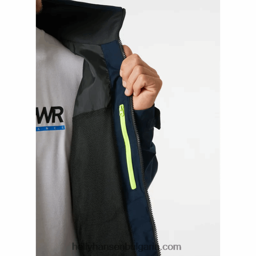 мъже мъжко яке за ветроходство hp racing с качулка 80V22D66 военноморски флот Helly-Hansen