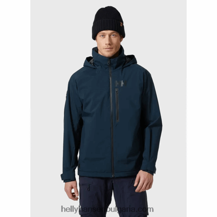 мъже мъжко яке за ветроходство hp racing lifaloft с качулка 80V22D97 военноморски флот Helly-Hansen