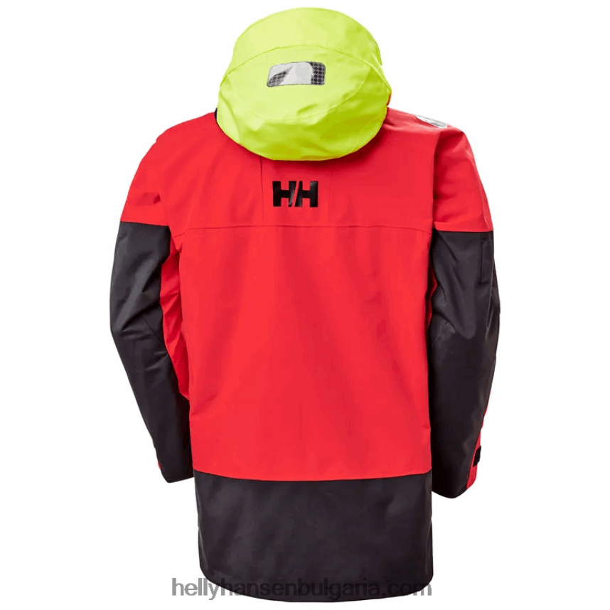 мъже мъжко яке skagen за офшорно плаване 80V22D37 тревожно червено Helly-Hansen