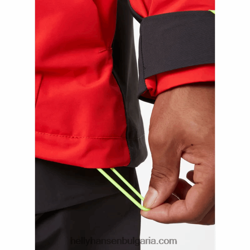 мъже мъжко яке skagen за офшорно плаване 80V22D37 тревожно червено Helly-Hansen