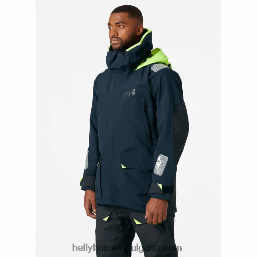 мъже мъжко яке skagen за офшорно плаване 80V22D38 военноморски флот Helly-Hansen