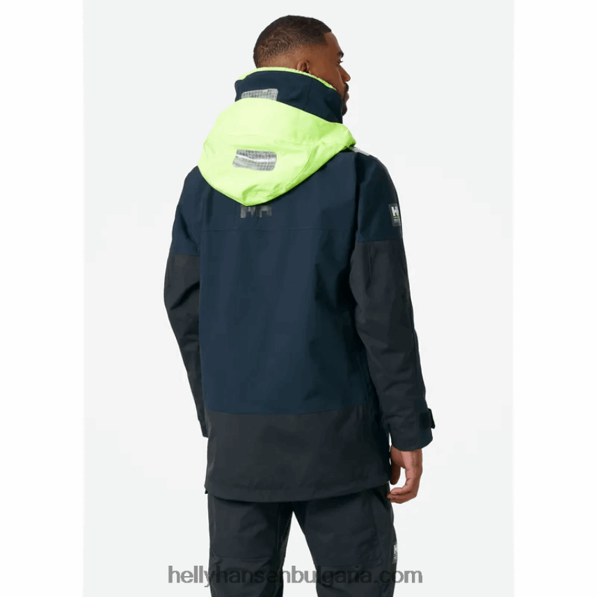 мъже мъжко яке skagen за офшорно плаване 80V22D38 военноморски флот Helly-Hansen