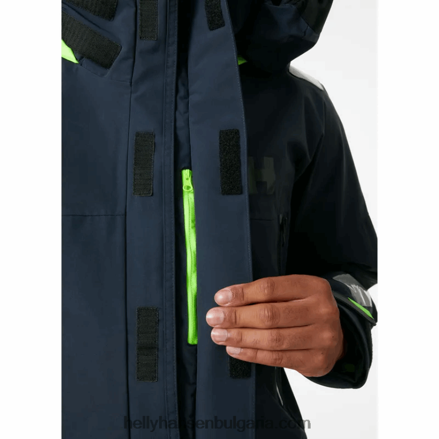 мъже мъжко яке skagen за офшорно плаване 80V22D38 военноморски флот Helly-Hansen