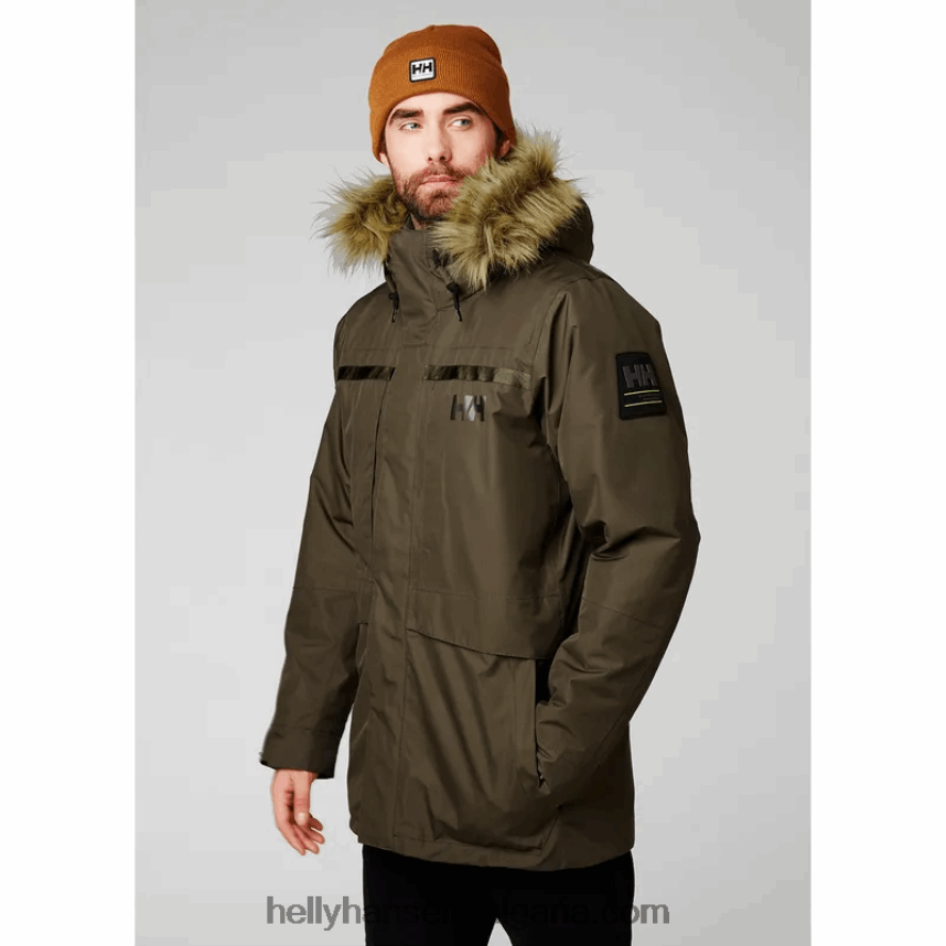 мъже мъжка крайбрежна 2 водоустойчива парка 80V22D340 белуга Helly-Hansen