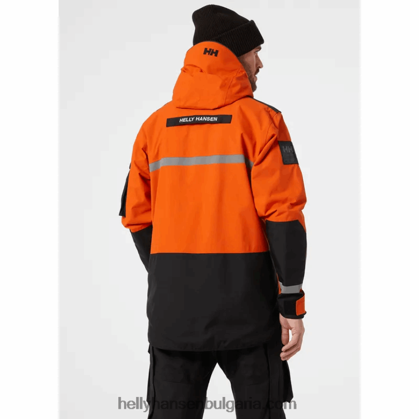 мъже мъжка арктична преходна парка 80V22D289 патрулен оран Helly-Hansen