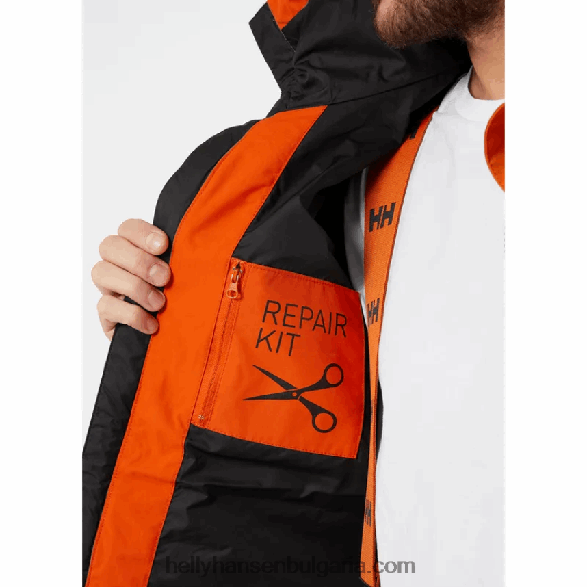 мъже мъжка арктична преходна парка 80V22D289 патрулен оран Helly-Hansen