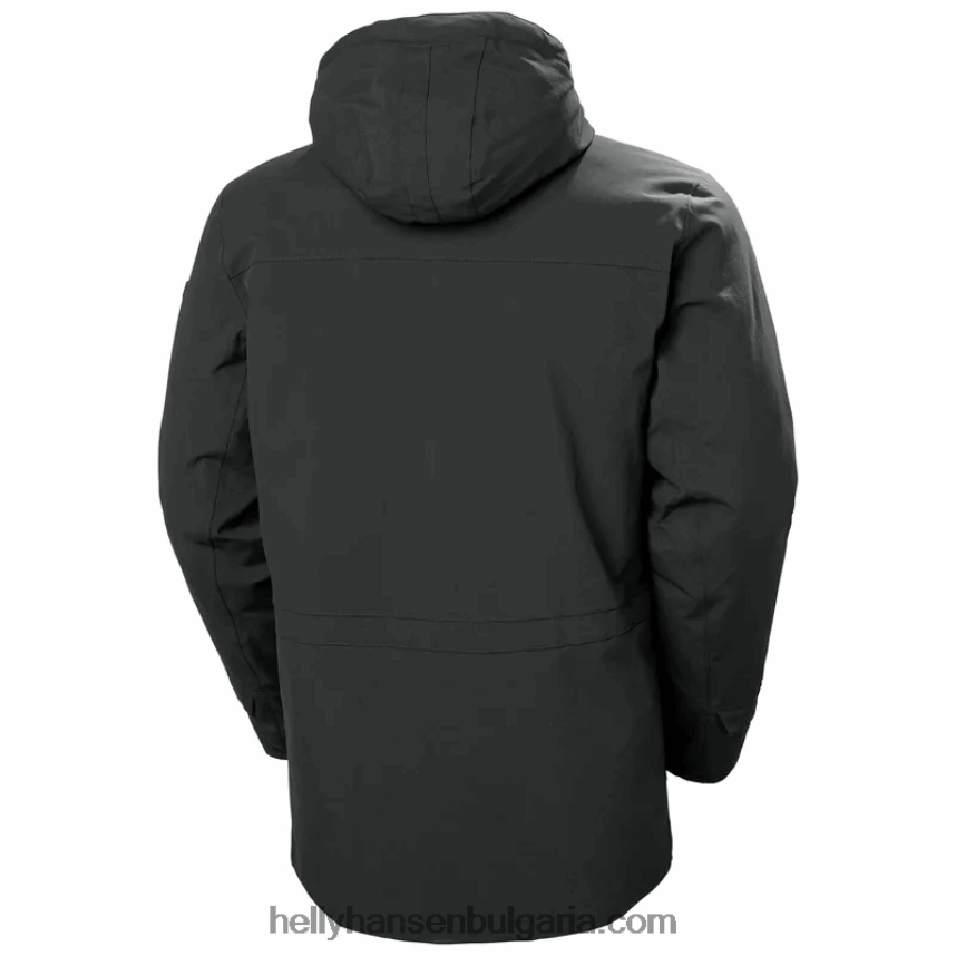 мъже мъжка градска лабораторна пухена парка 80V22D310 абанос Helly-Hansen