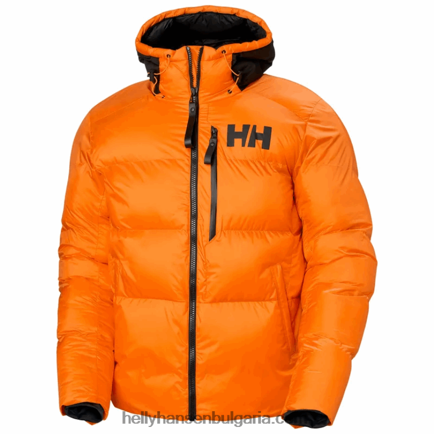 мъже мъжка активна зимна парка 80V22D314 мак оранжев Helly-Hansen