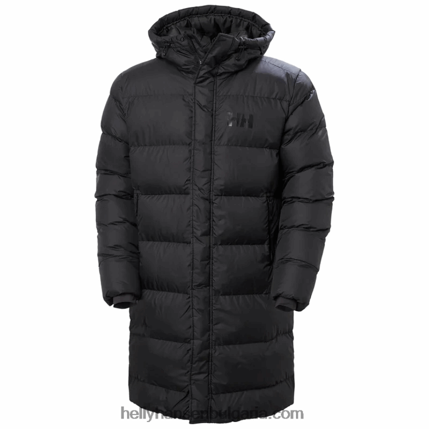 мъже мъжка активна дълга зимна парка 80V22D338 черен Helly-Hansen