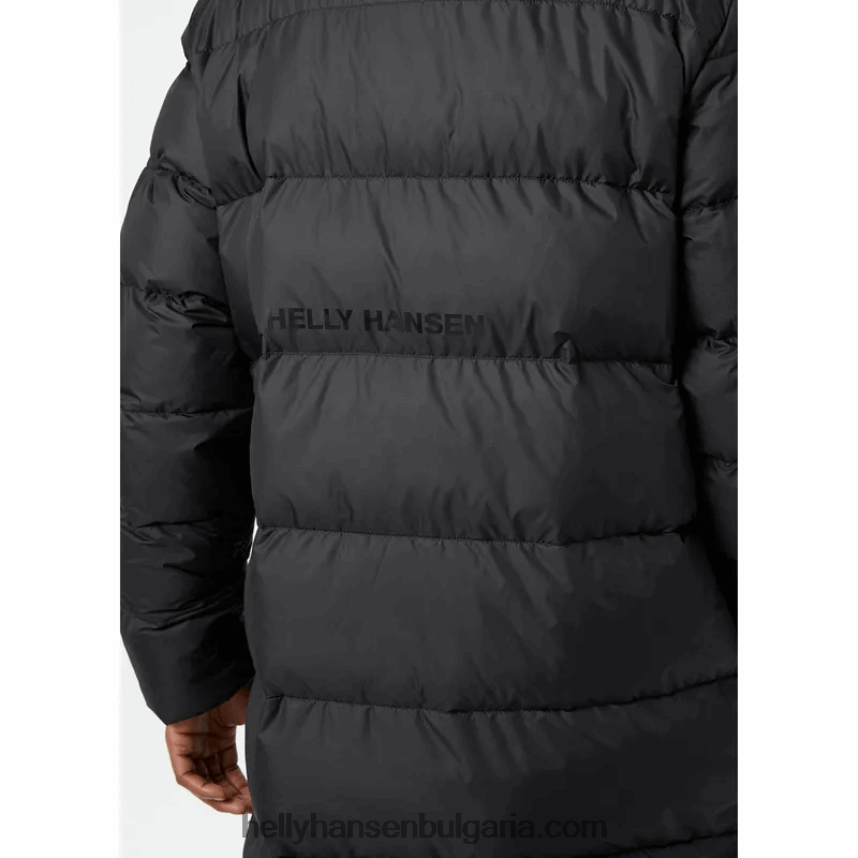 мъже мъжка активна дълга зимна парка 80V22D338 черен Helly-Hansen