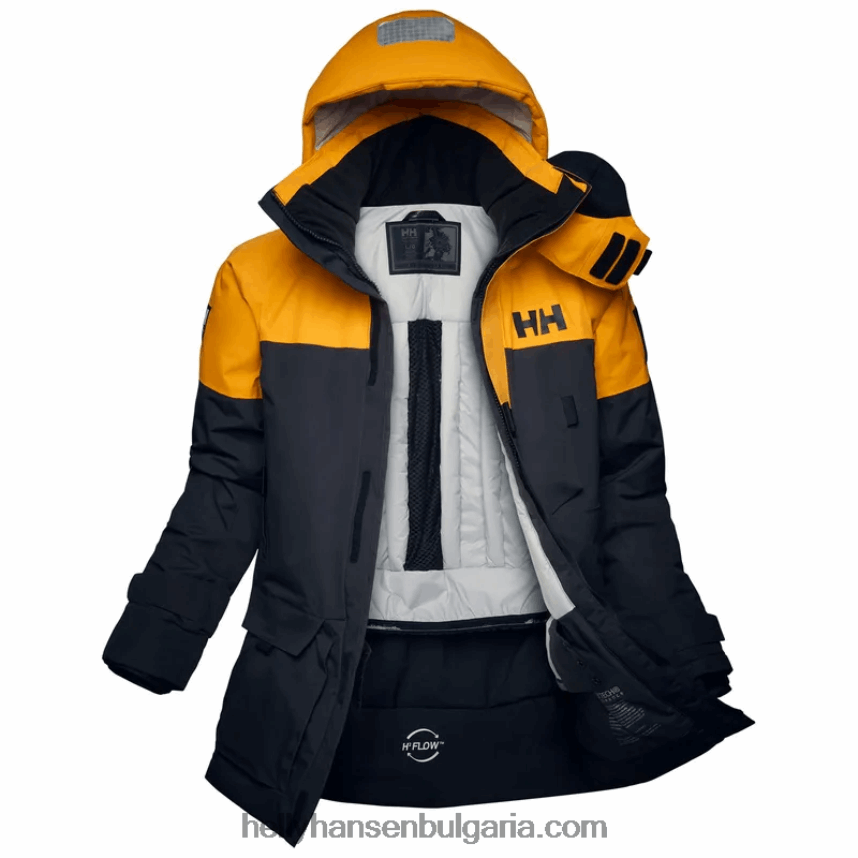 мъже мъжка парка Arctic Ocean h2flow 80V22D53 морошка Helly-Hansen