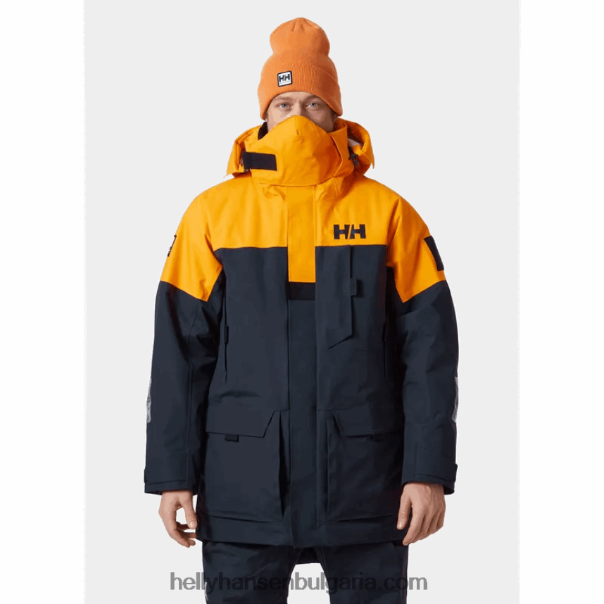 мъже мъжка парка Arctic Ocean h2flow 80V22D53 морошка Helly-Hansen